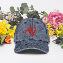 Load image into Gallery viewer, Our heart. | Cotton Twill Vintage Cap

